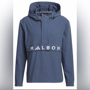 Adidas x Malbon  1/2-ZIP ANORAK  Pullover Hoodie Size Small.